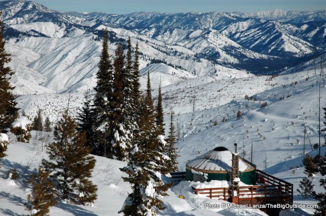 Banner Ridge yurt, Idaho, Boise National Forest.