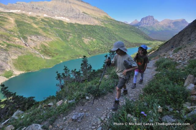 Gunsight Pass Trail, Glacier National Park, Montana.