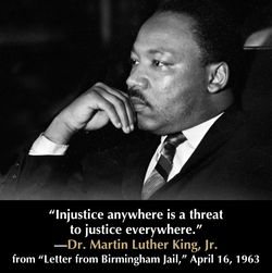 Quote from Martin Luther King's Letter from Birmingham Jail