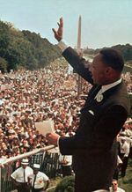 Martin Luther King, Jr., at the March on Washington