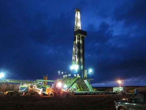 Fracking Drill Rig (Source: Public Domain)