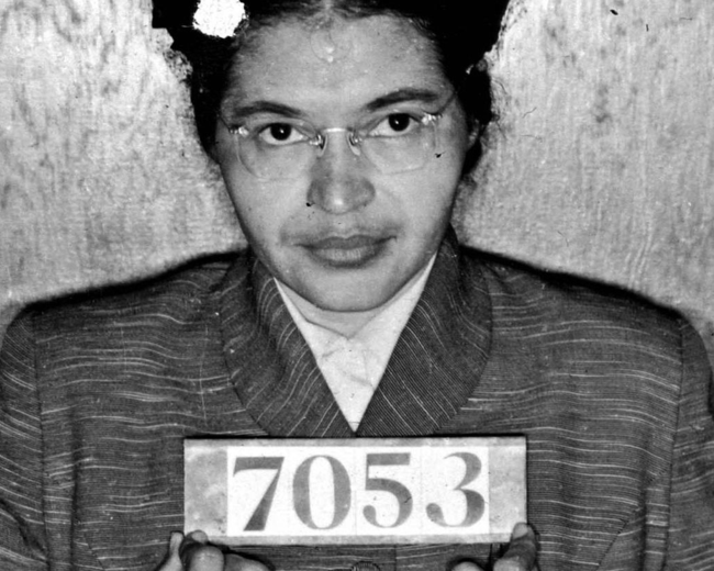 Rosa Parks mugshot