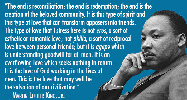 Martin Luther King Jr Beloved Community quote