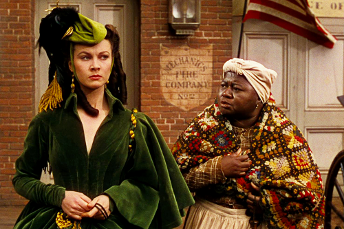 Mammy and Scarlett O'Hara in Gone With the Wind