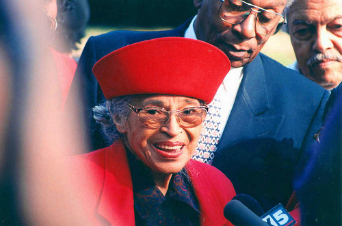 Rosa Parks.Youth Rally. AR Chapel.HU.WDC. 5 December 1998