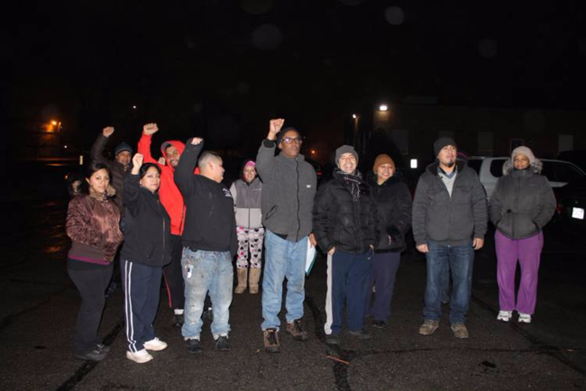 Boston Globe delivery workers protest