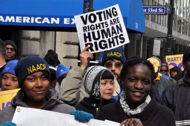 Voting rights are human rights