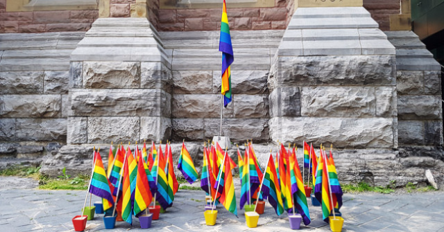 In solidarity with the victims or the Pulse nightclub shooting in Orlando