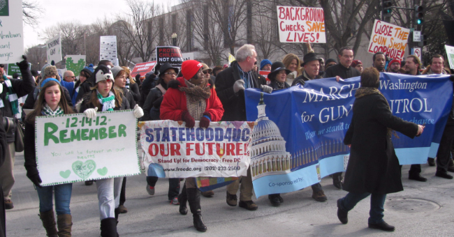 March on Washington for Gun Control in January 2013