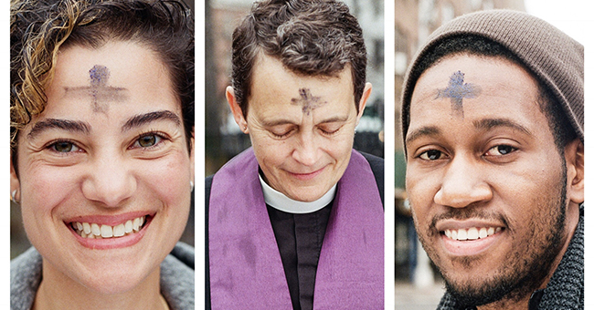 Ash Wednesday triptych