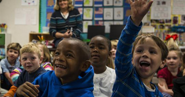 Children from St. Andrews Elementary School