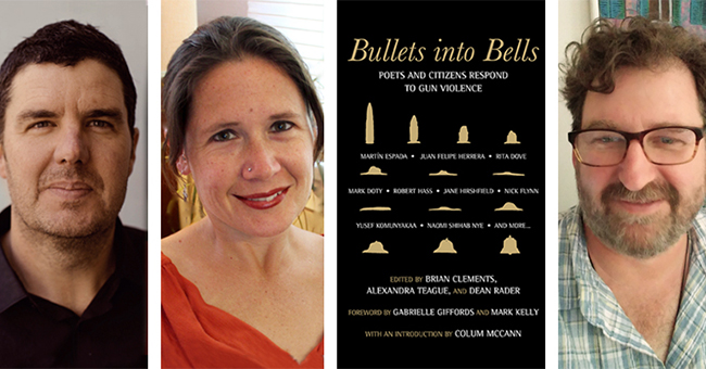 Left to right: Dean Rader (photo credit: Lisa Beth Anderson); Alexandra Teague (photo credit: Dylan Champagne); Brian Clements (photo credit: uncredited)