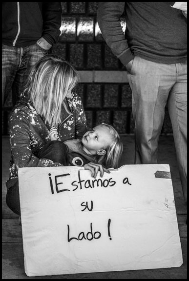 "We are at your side!"