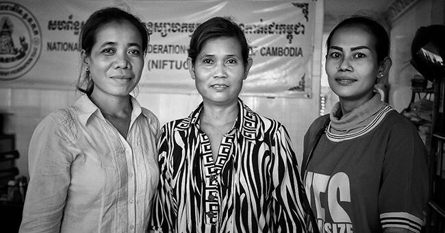 Garment workers in Phnom Penh, Cambodia