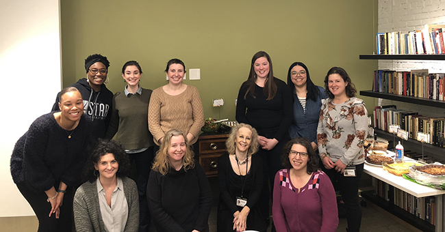 Group shot of the Ntozake Shange Cookbook Book Club