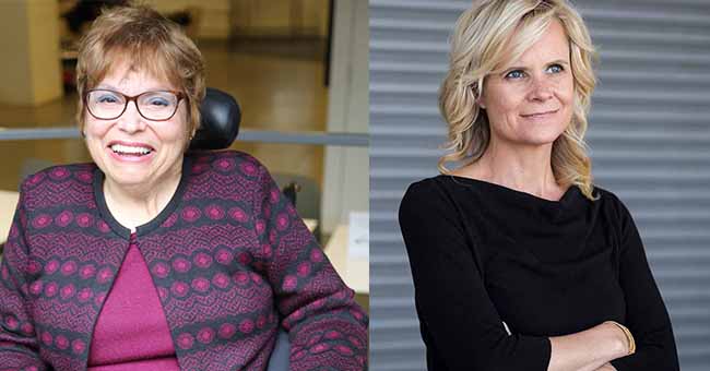 Judith Heumann and Kristen Joiner