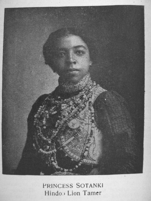 Princess Sotanki Hindoo Lion Tamer