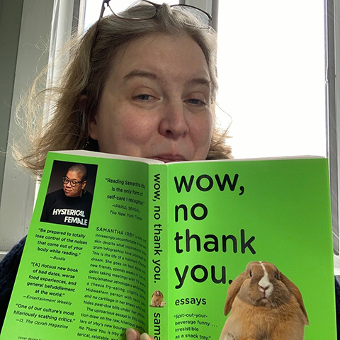 Marcy Barnes reading Wow, No Thank You