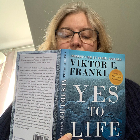 Marcy Barnes reading Yes to Life