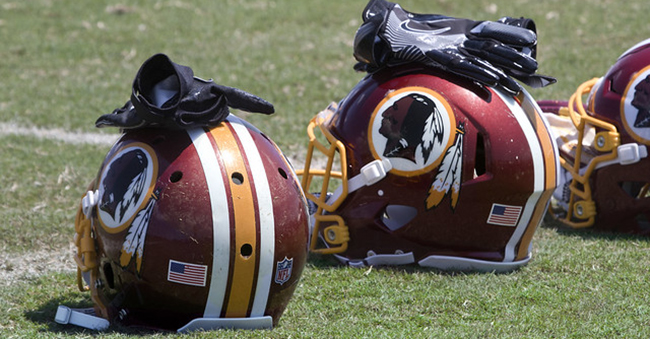 Washington Redsk*ns helmets