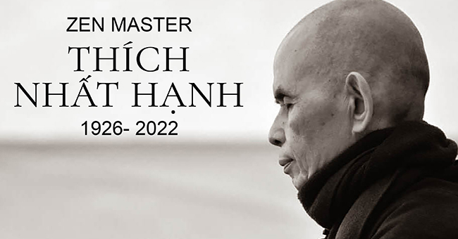 Photo of Thich Nhat Hanh © Plum Village Community of Engaged Buddhism, Inc.