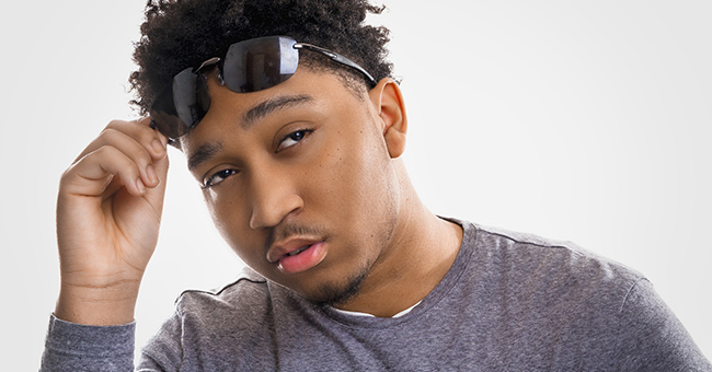 Black man with shades