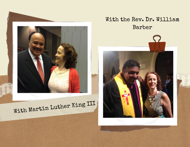 With MLK III and Rev Barber