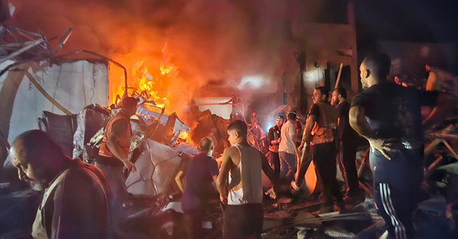 Fires and destruction_Gaza