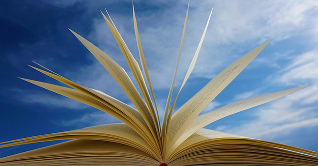 Open book and sky by Kranich17